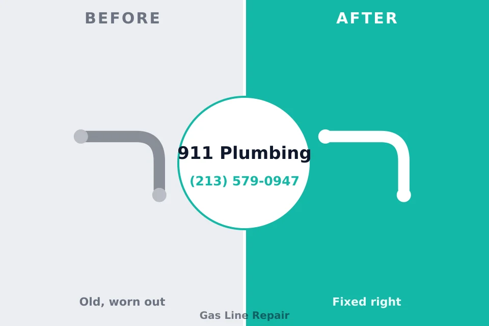 Before and after: plumbing repair The Woodlands, TX